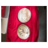 2-Vintage Ford Hubcaps