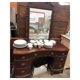 Vintage Vanity with Mirror