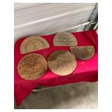 Antique Wooden Barrel Tops