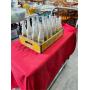 NuGrape" and Other  Soda Bottles in Crate