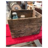 Antique Petersburg Crate and Jars