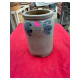 Antique Cobalt Crock