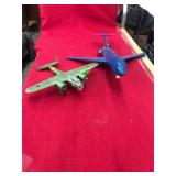 Passenger Plane and German Bomber