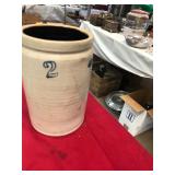 Antique 2 Gallon Crock