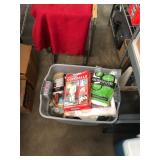 Painting Supplies Box Lot