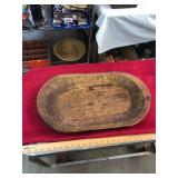 Wooden Dough Bowl