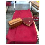 Longaberger Heart Box and Small Cedar Jewelry Box