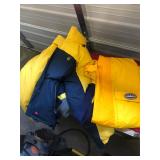 Nautica Jacket and Waders Lot