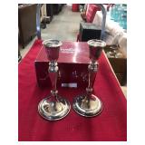 Gorham Silver Plate Candle Holders