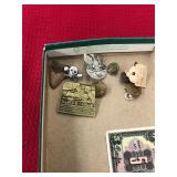 Stamps and Buttons Lot
