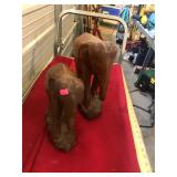 Wooden Carved Elephants