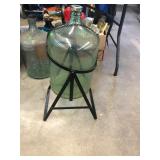 Pouring Glass Water Jug with tilt Stand