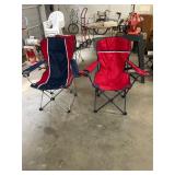 Two Outdoor Lawn Chairs