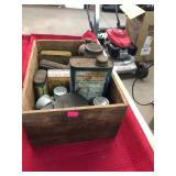 Vintage Spices in Advertising Crate
