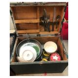 Two Wooden Crates  Lots