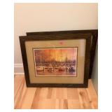 Pair of Signed Sunset Prints