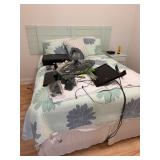 Queen Bed with Linens