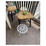 Plant Stand and 2 Chairs