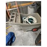 Yard Cart with Hose and Sprinklers