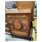 Vintage Wooden 4-Drawer Dresser