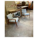 Pair of Mid-Century Modern Sitting Chairs