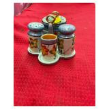 Japan Luster Salt and Pepper Service Set