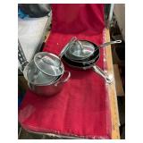 Stainless Steel Pots & Pans Lot