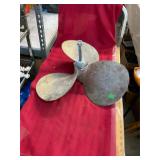 Vintage Large Brass Propeller