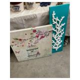 2 Piece Wall Art Lot