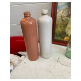 2 Pottery Bottles