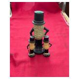 Mr. Peanut Cast Iron Bank and Salt and Pepper