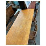 Wooden Farmhouse Table