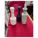 3 Vintage Decanters