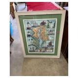 Lighthouses of the Chesapeake Bay Map