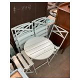 Foldable Outdoor Table & 6 Foldable Chairs