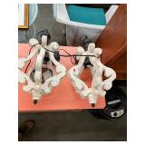 Pair of Hanging Light Fixtures