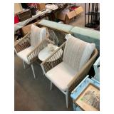 Patio Sitting Chairs & Table Set