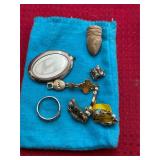 Jewelry and Civil War Bullet Lot