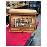 Vintage Wooden Bread Box