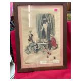 Framed 1907 Cream of Wheat Ad