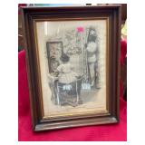 1913 Framed Americana Cream of Wheat Ad