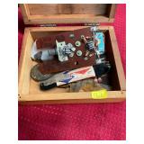 Vintage Trinket Box with Medals etc