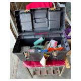 Assorted Hardware in Tool Box