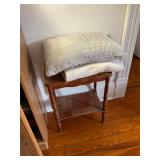 Table and Pillows