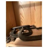 Clamps shop light Garage Shelf