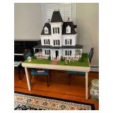 Large Handmade Victorian Furnished Doll House