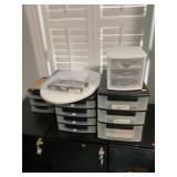 Craft Supplies and Storage Drawers