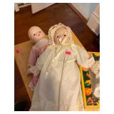 2 Porcelain Dolls