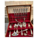 Rogers Silverplate and Napier Serving Spoons