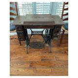 Antique Treadle Singer Sewing Machine